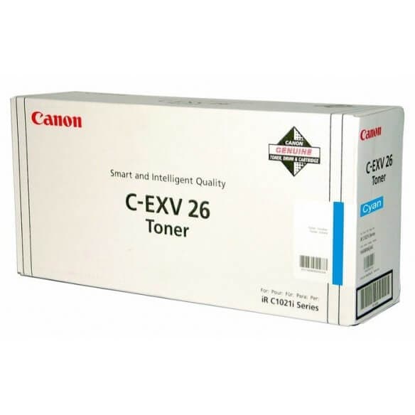 Canon C-EXV26 cartouche de toner cyan d'origine 6000 pages - 1659B006