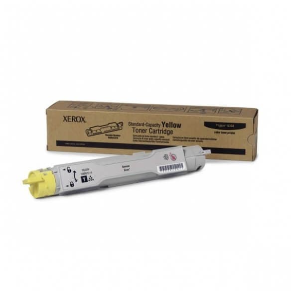 Xerox cartouche toner d'origine jaune capacit&eacute; standard pour Phaser 6360 - 106R01216