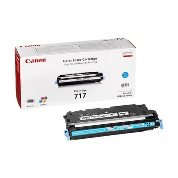 Canon 717 cartouche de toner cyan d'origine 4000 pages pour MF8450 - 2577B002