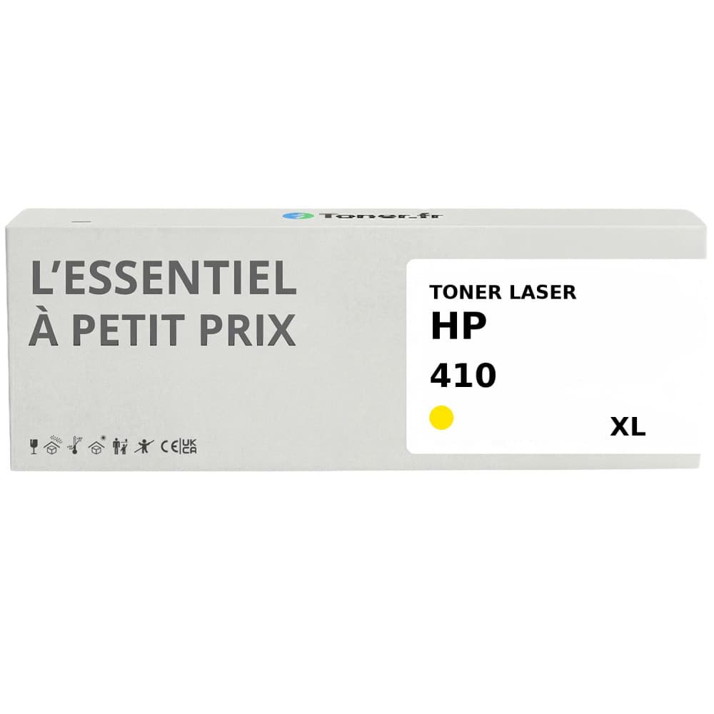 Toner compatible HP 410XL Jaune