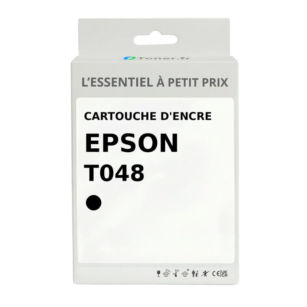 Cartouche d'encre compatible Epson T048 Noir