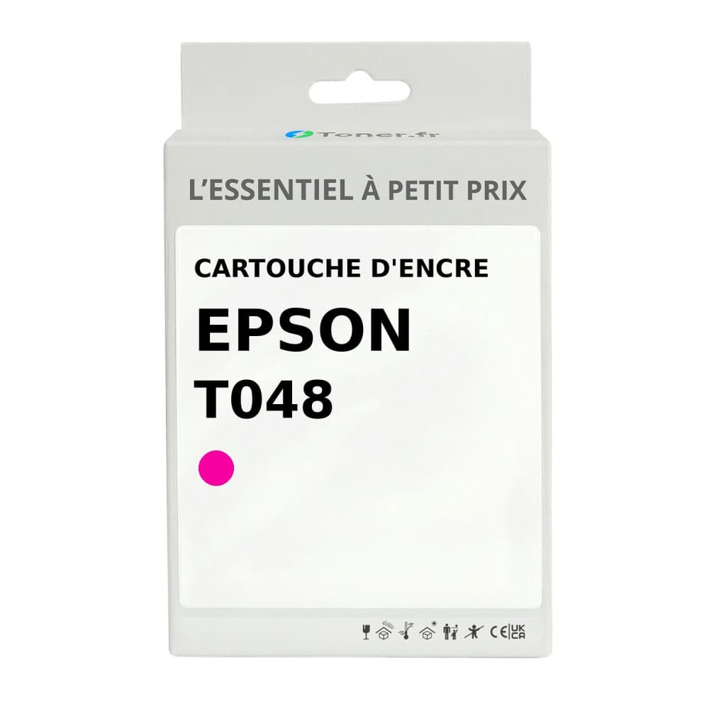Cartouche d'encre compatible Epson T048 Magenta clair