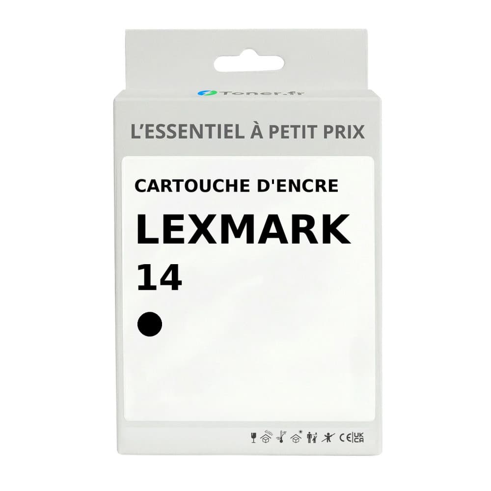 Cartouche d'encre compatible Lexmark 14 Noir