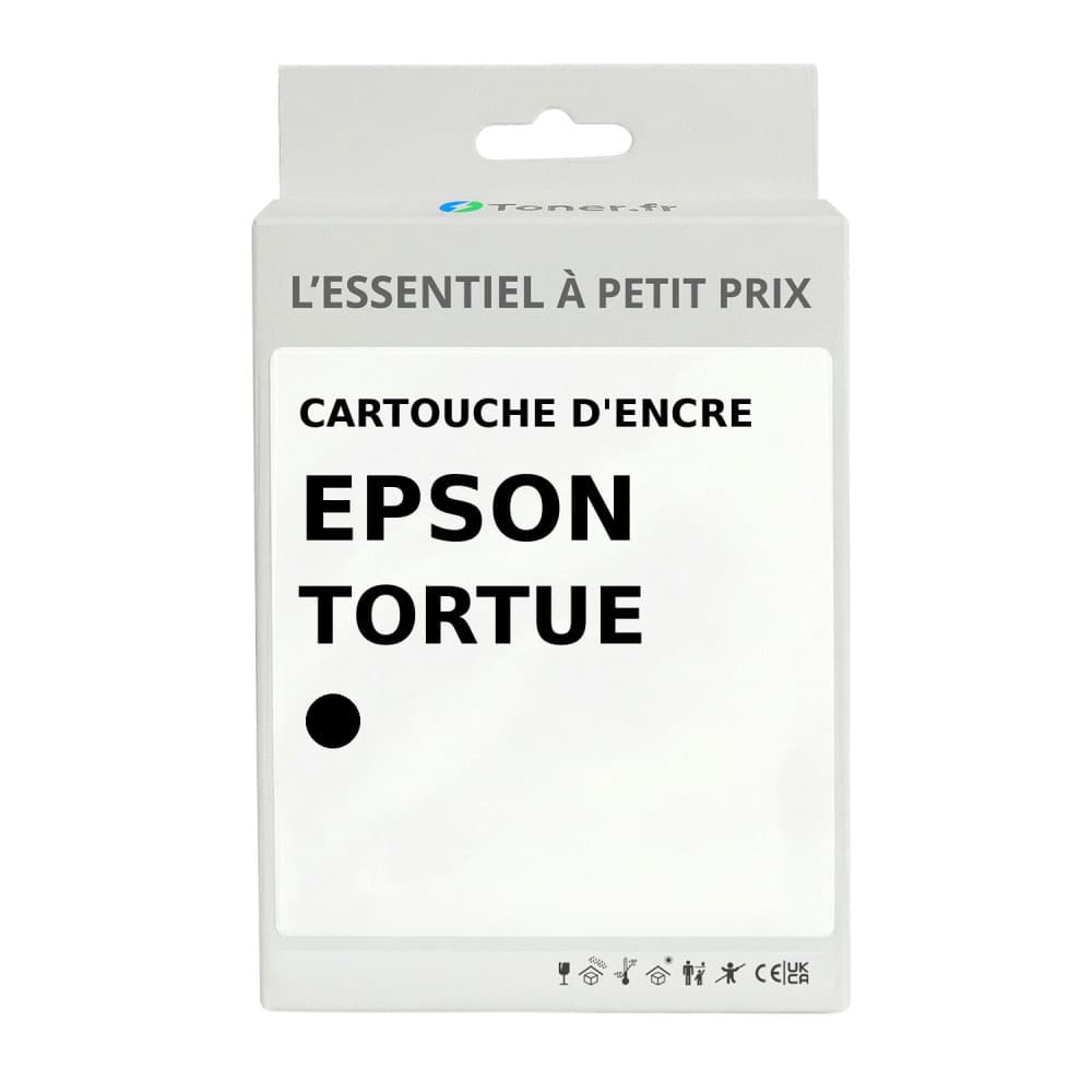 Cartouche d'encre compatible Epson Tortue Noir mat