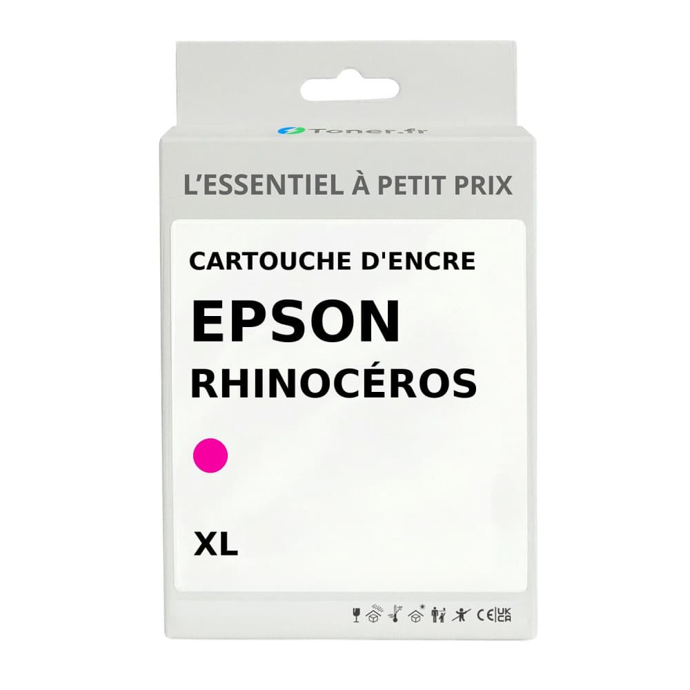 Cartouche d'encre compatible Epson Rhinocéros Magenta