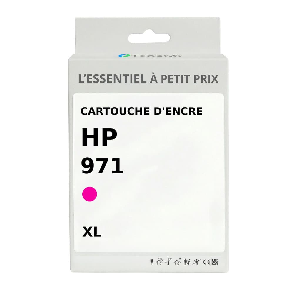 Cartouche d'encre compatible HP 971 XL Magenta