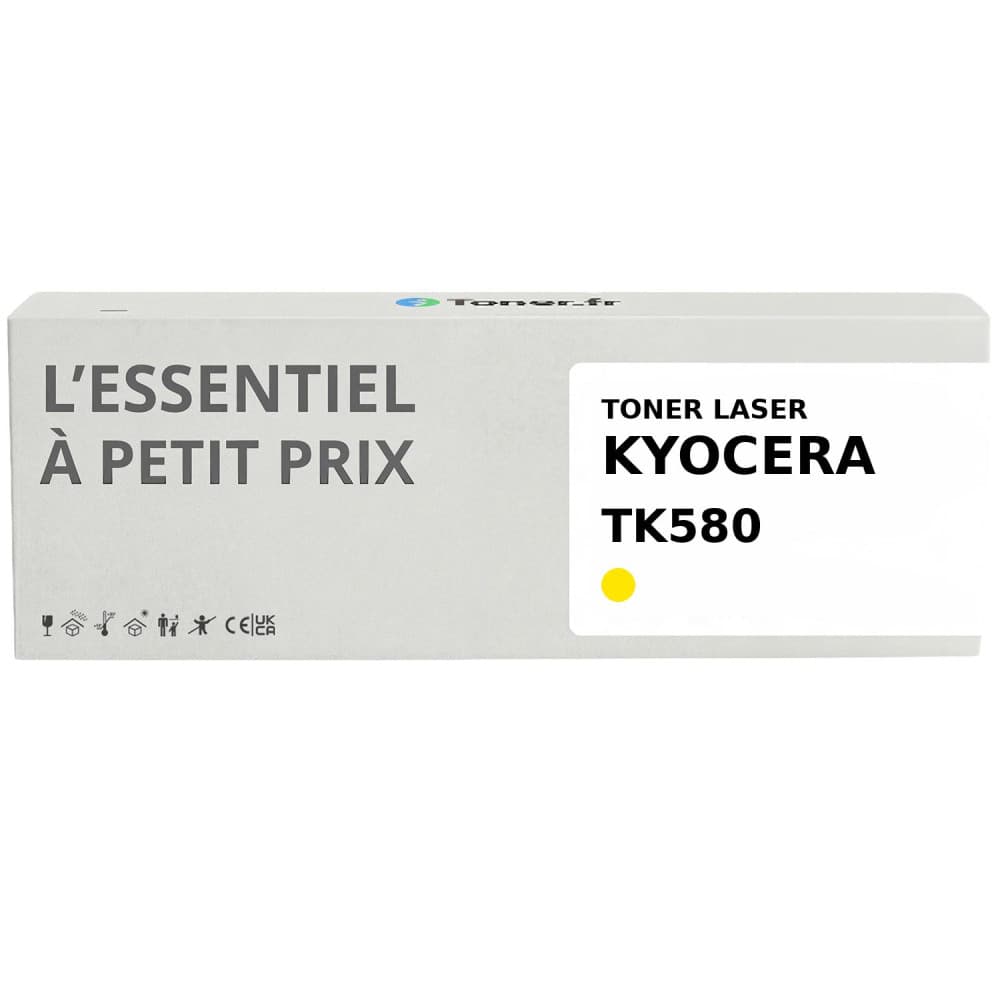 Toner compatible Kyocera TK580 Jaune