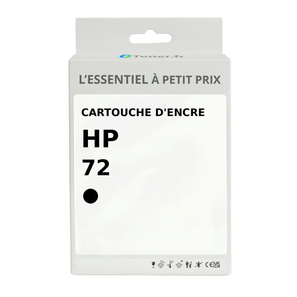 Cartouche d'encre compatible HP 72 Noir mat