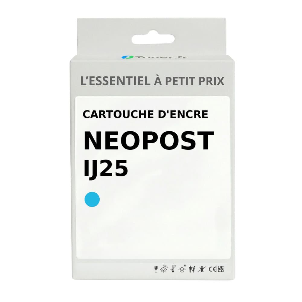 Cartouche d'encre compatible Neopost IJ25 Bleu