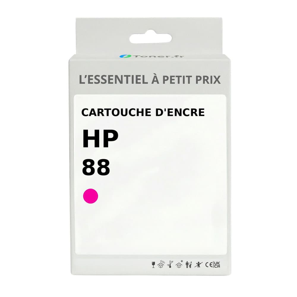 Cartouche d'encre compatible HP 88 Magenta