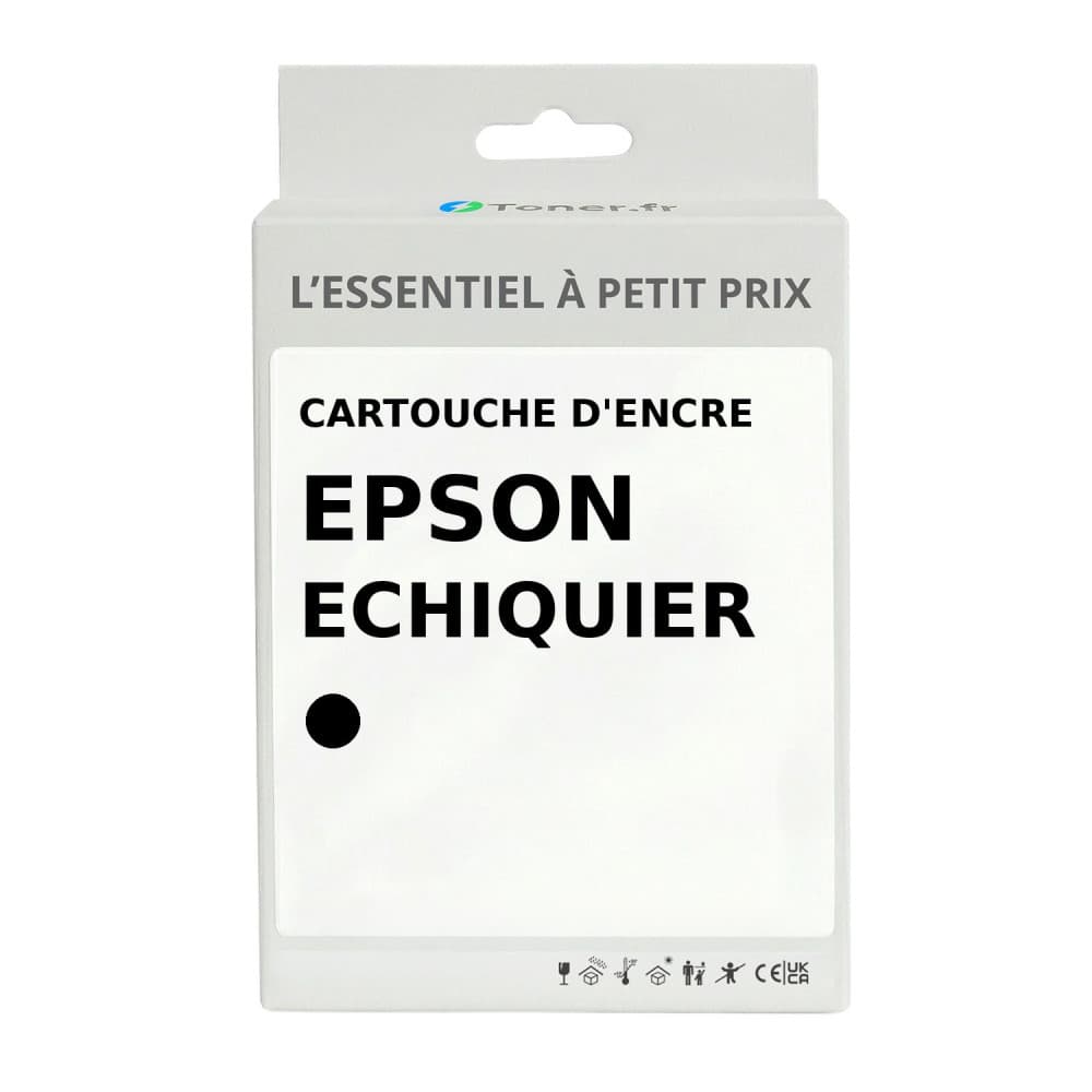 Cartouche d'encre compatible Epson Echiquier Noir