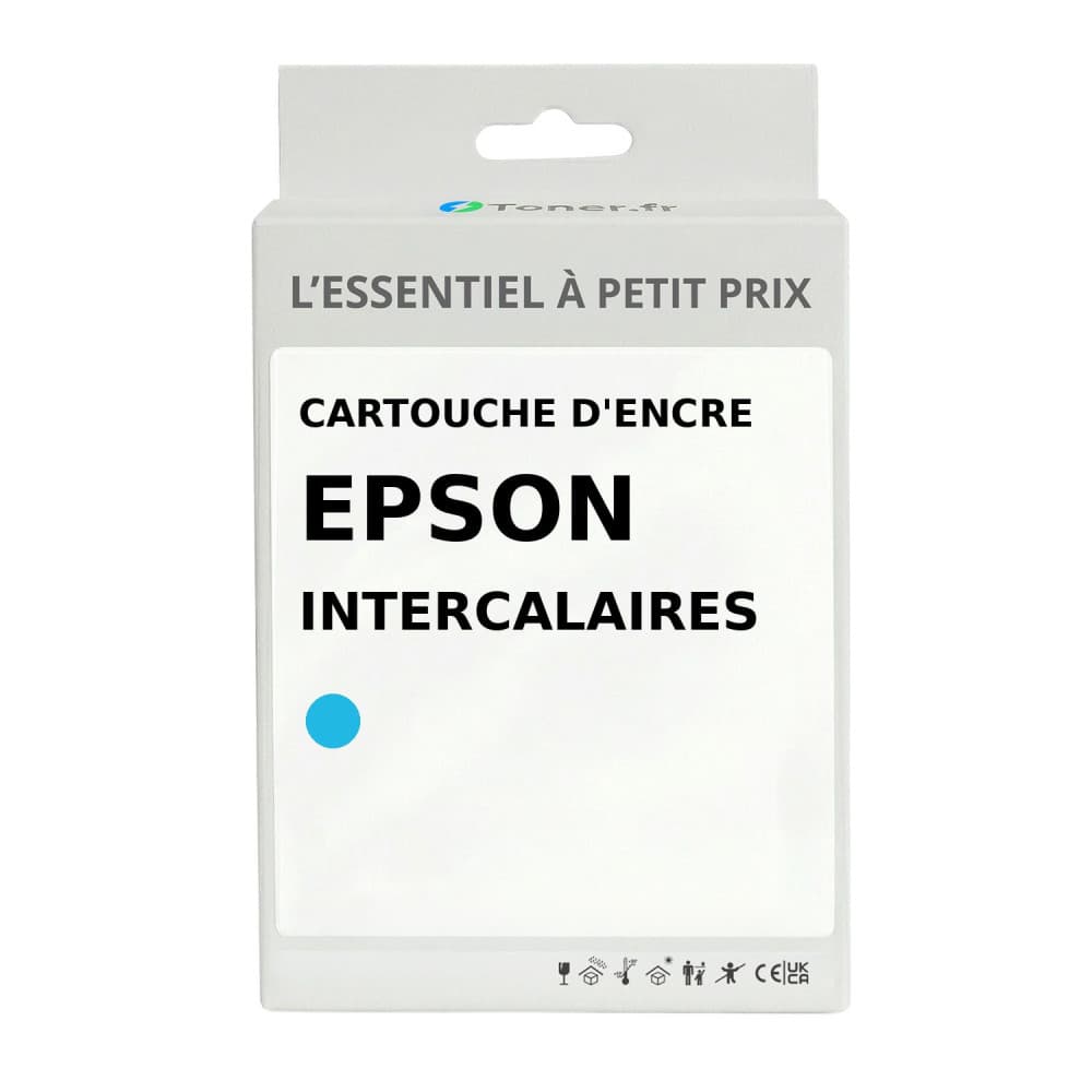 Cartouche d'encre compatible Epson Intercalaires Cyan