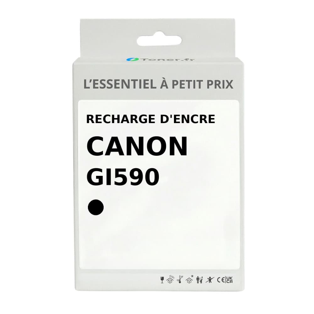 Cartouche d'encre compatible Canon GI590 Noir