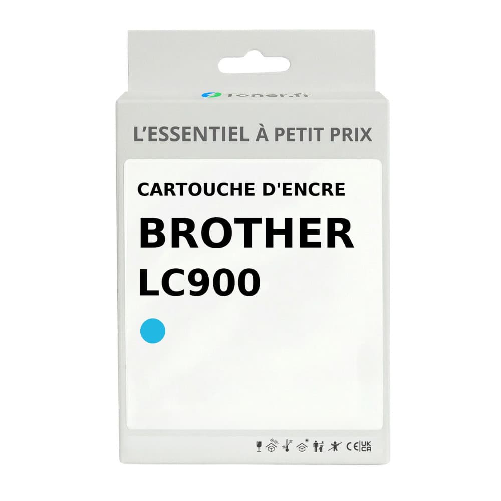 Cartouche d'encre compatible Brother LC900 Cyan