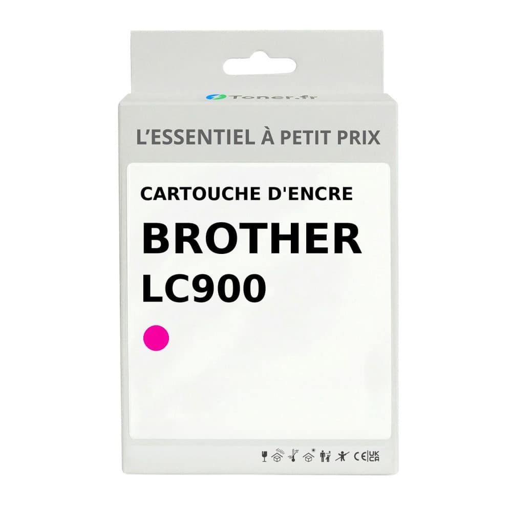 Cartouche d'encre compatible Brother LC900 Magenta
