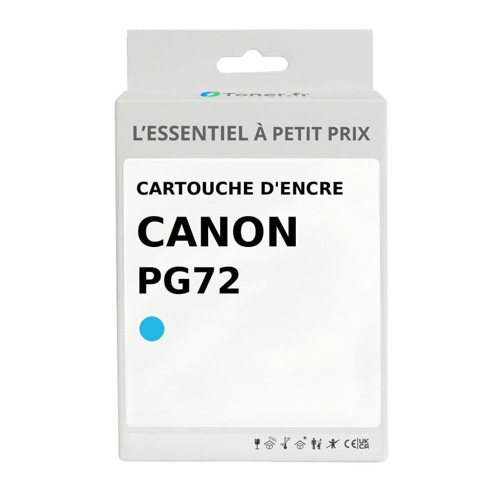 Cartouche d'encre compatible Canon PGI72 Photo cyan