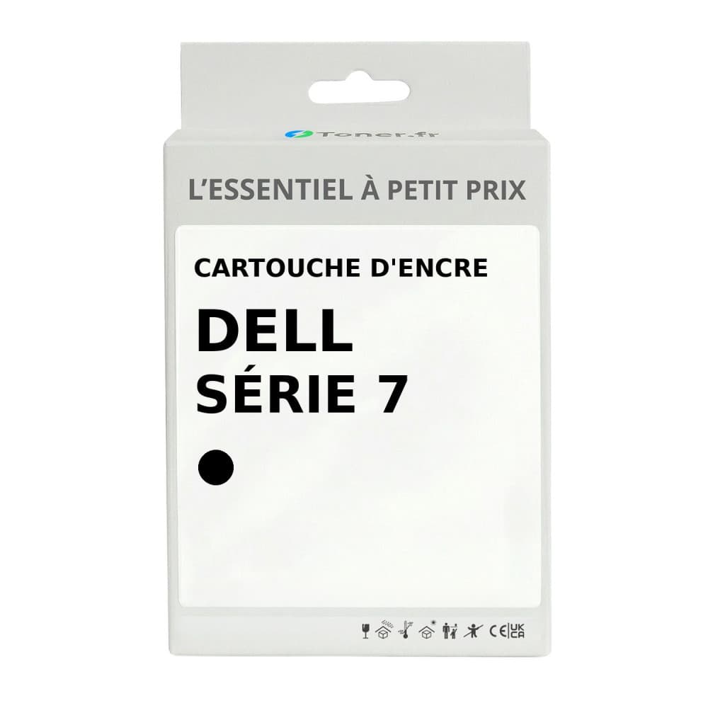 Cartouche d'encre compatible Dell série 7 Noir