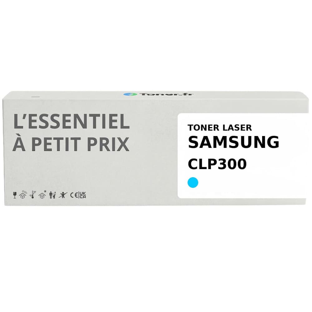 Toner compatible Samsung CLP300 Cyan