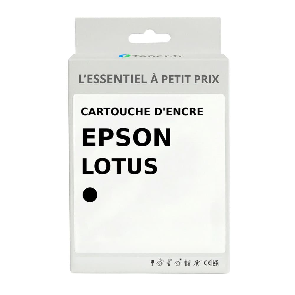 Cartouche d'encre compatible Epson Lotus Noir