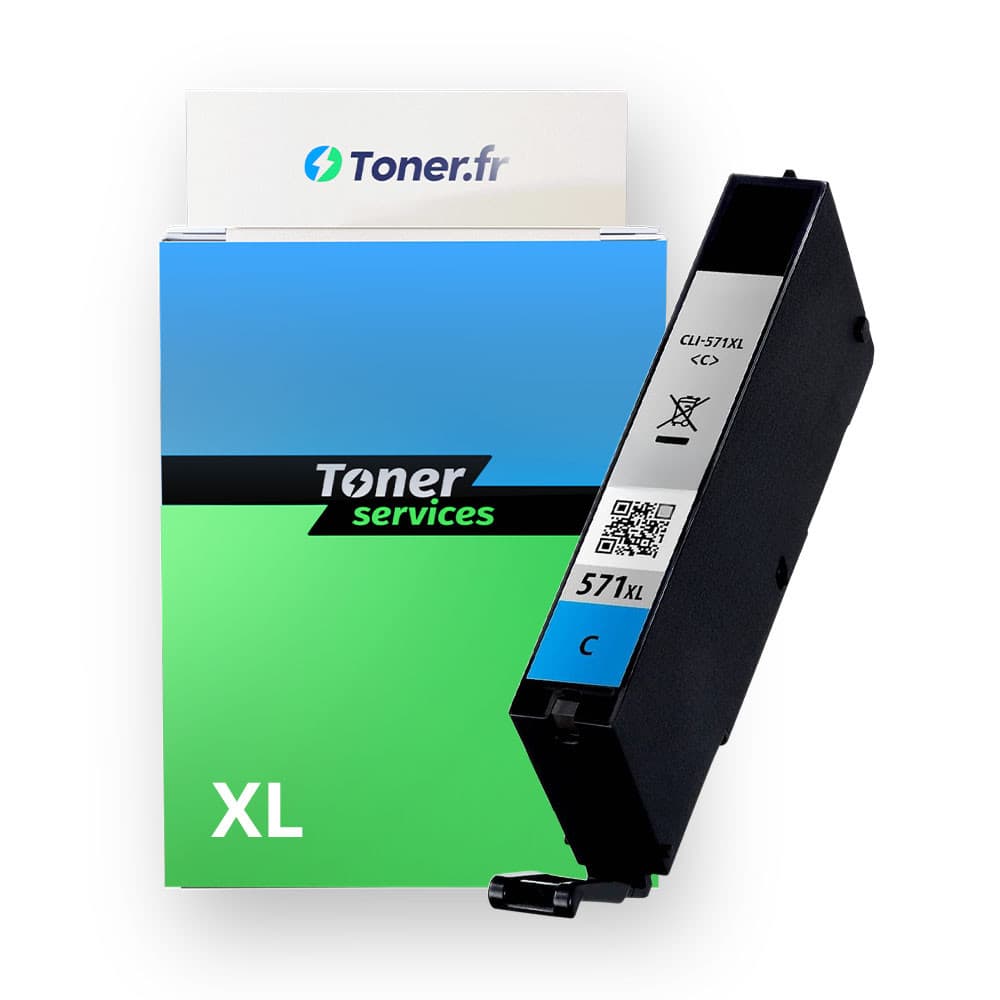 Cartouche d'encre compatible Canon CLI571 XL Cyan