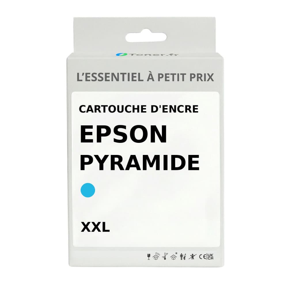 Cartouche d'encre compatible Pyramide XL Cyan