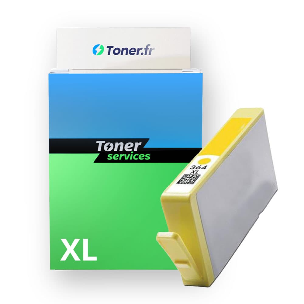 Cartouche d'encre compatible HP 364 XL Jaune