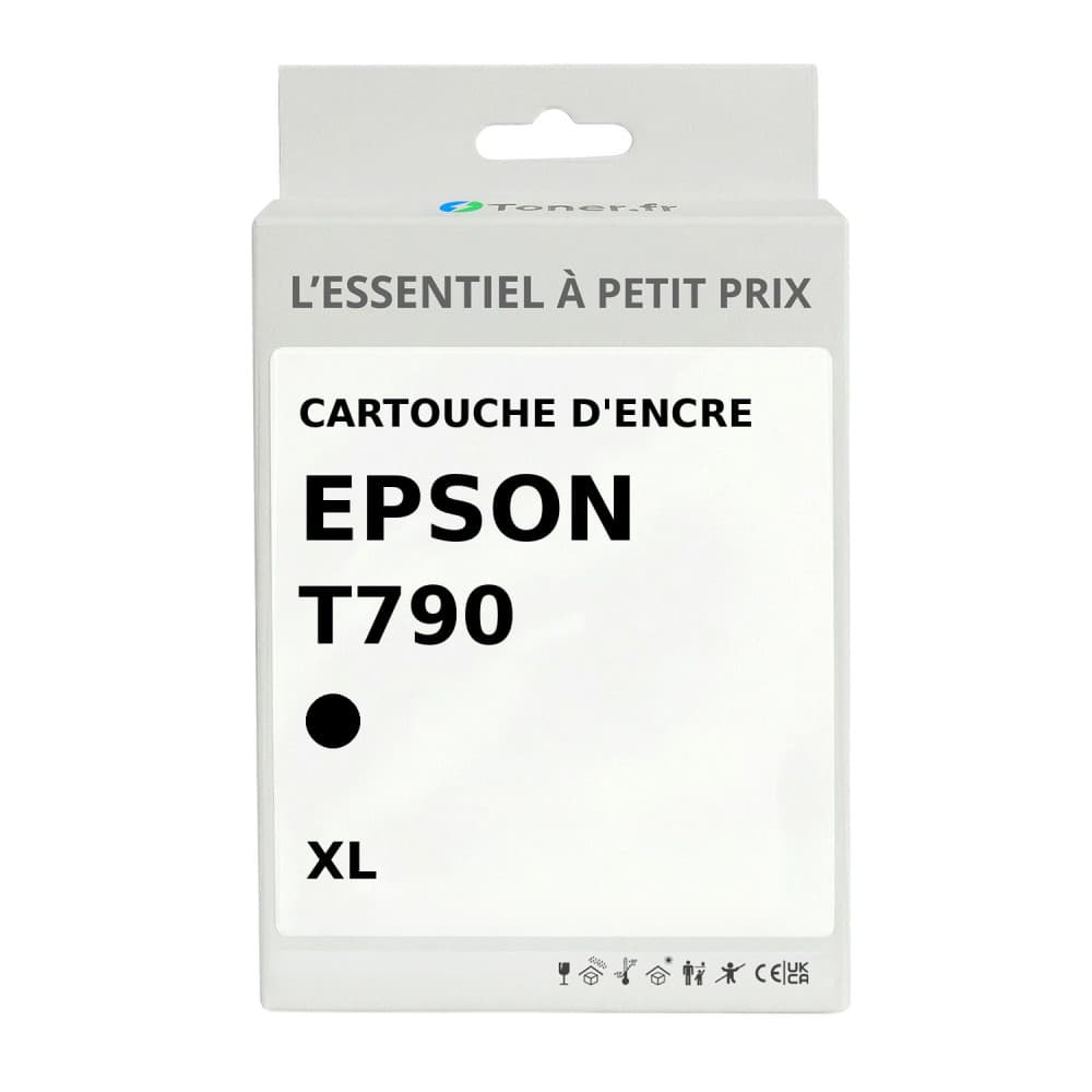 Cartouche d'encre compatible Epson T790 XL Noir