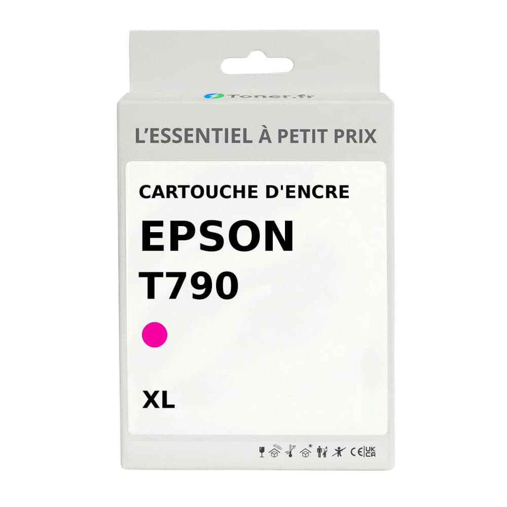 Cartouche d'encre compatible Epson T790 XL Magenta