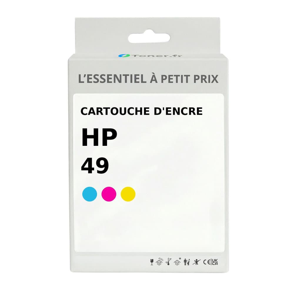 Cartouche d'encre compatible HP 49 Couleur