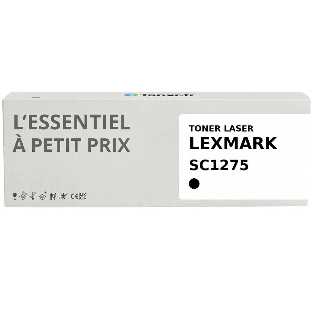 Toner compatible Lexmark SC1275 Noir