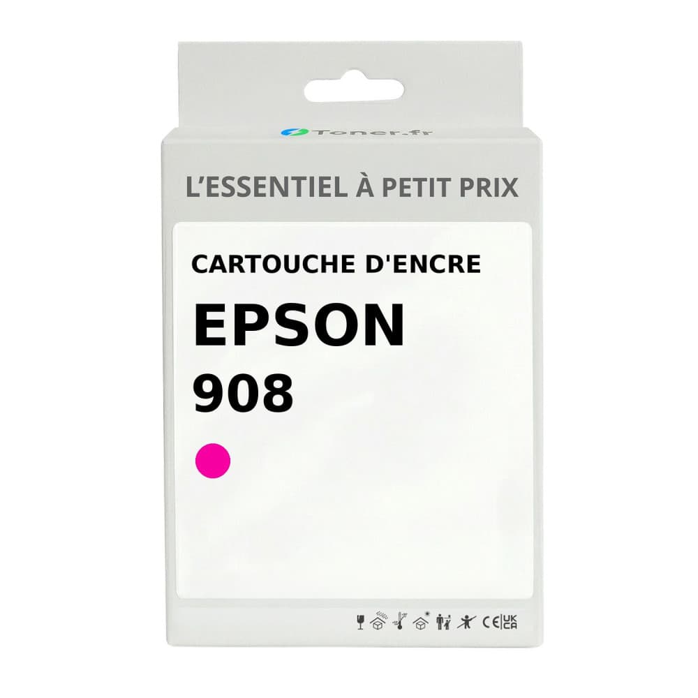 Cartouche d'encre compatible Epson 908 Magenta
