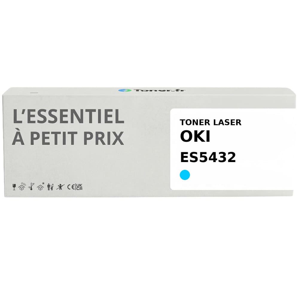 Toner compatible OKI ES5432 Cyan