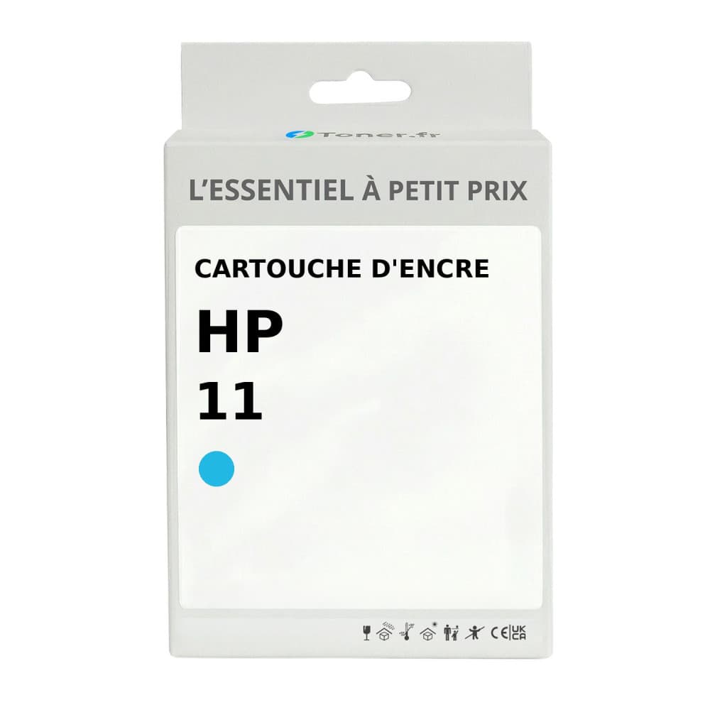 Cartouche d'encre compatible HP 11 Cyan