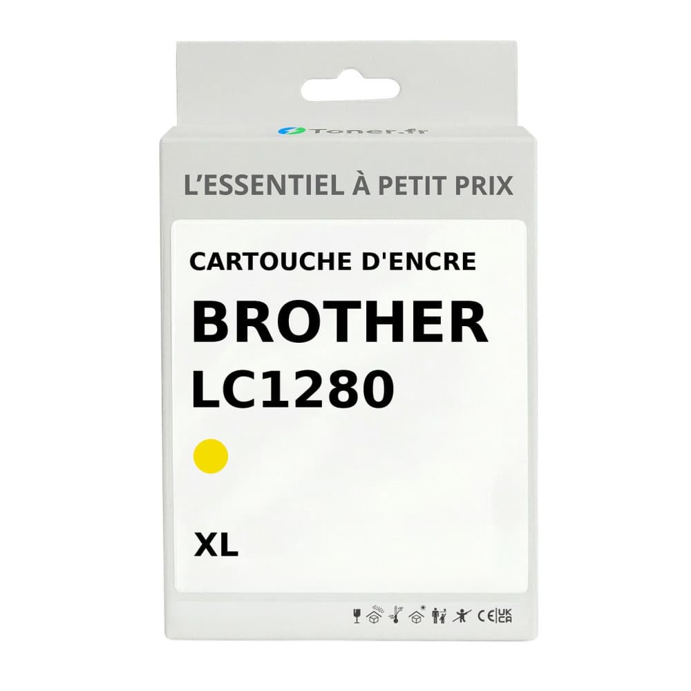 Cartouche d'encre compatible Brother LC1280 XL Jaune