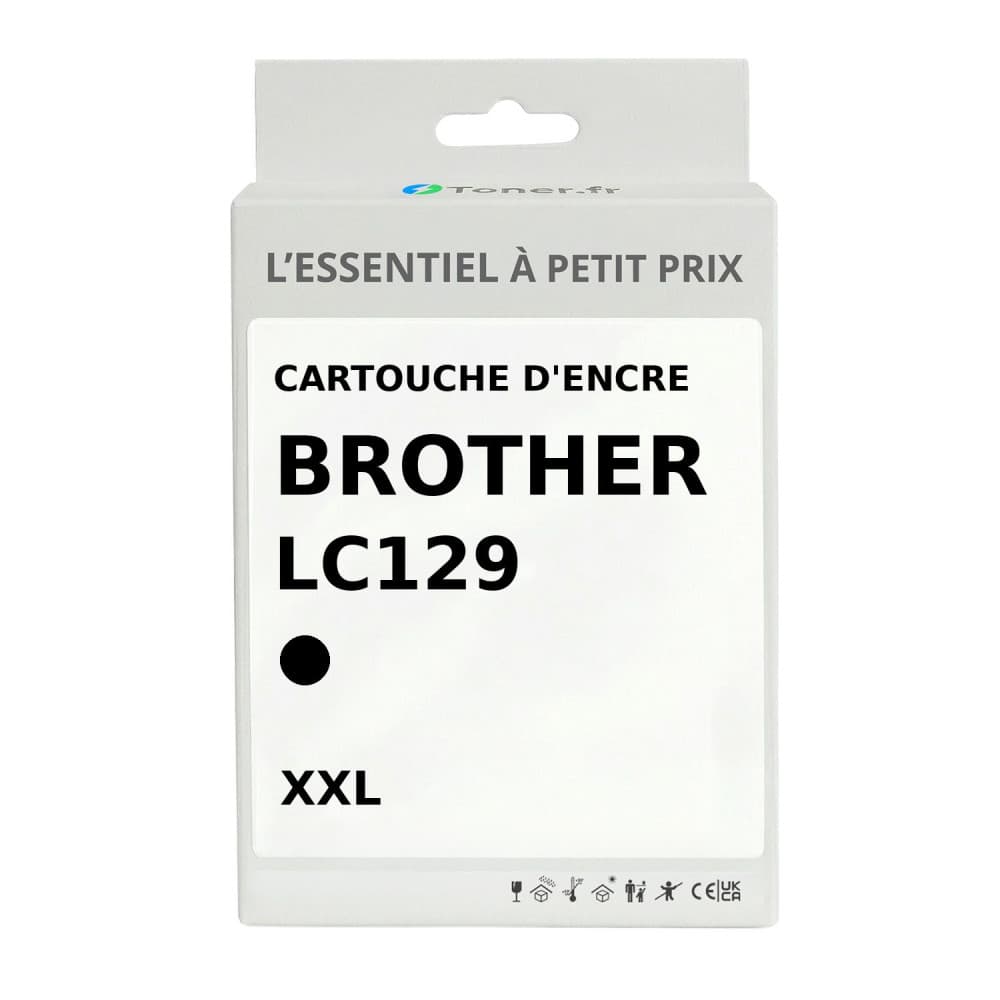 Cartouche d'encre compatible Brother LC129 XL Noir