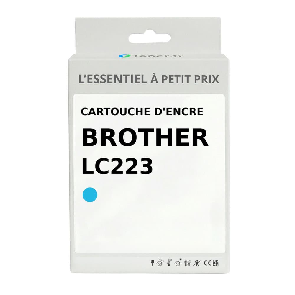 Cartouche d'encre compatible Brother LC223 Cyan
