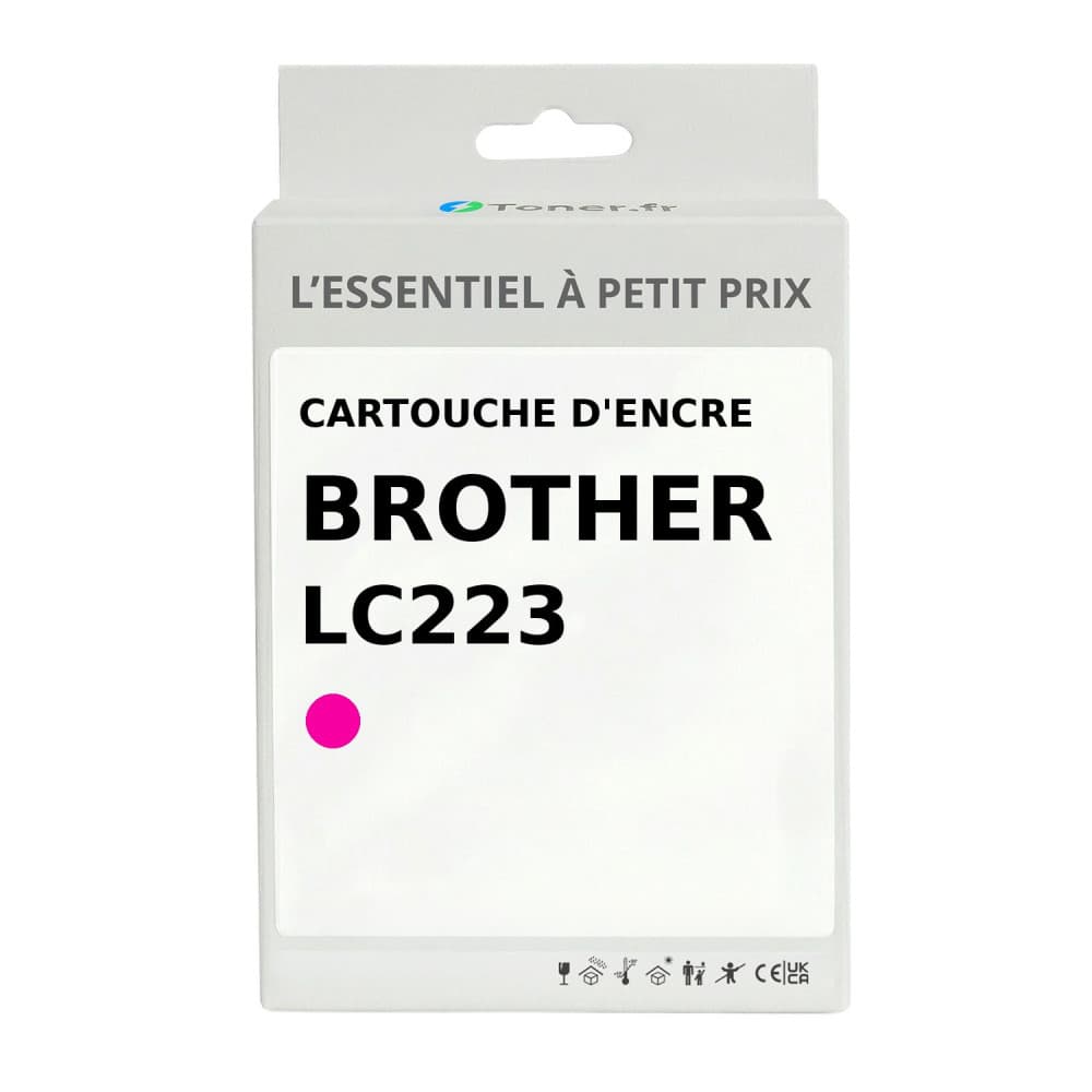 Cartouche d'encre compatible Brother LC223 Magenta