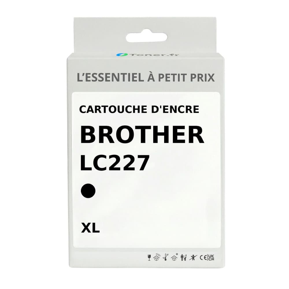 Cartouche d'encre compatible Brother LC227 XL Noir