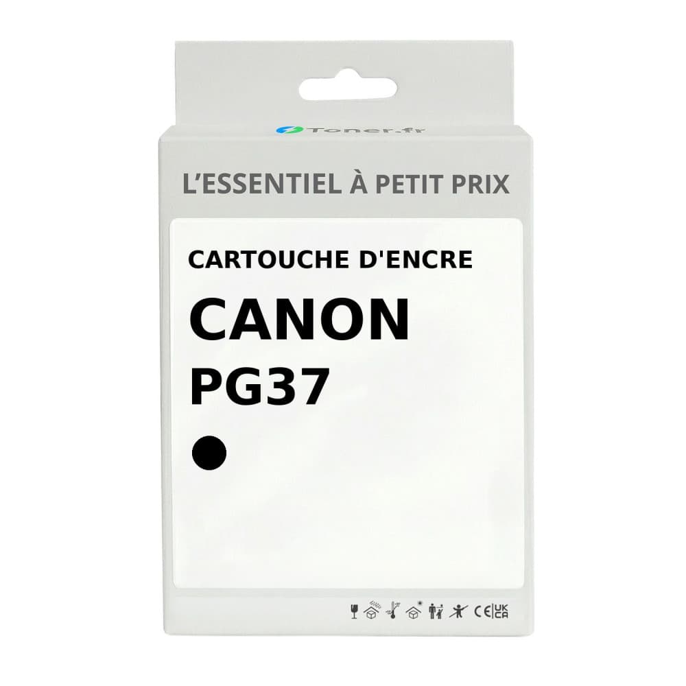 Cartouche d'encre compatible Canon PG37 Noir