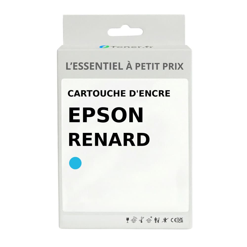 Cartouche d'encre compatible Epson Renard Cyan