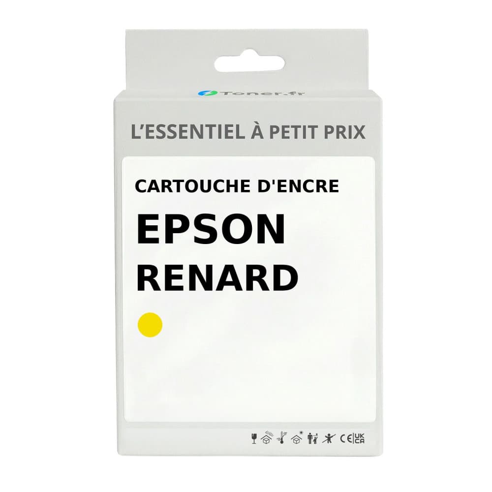 Cartouche d'encre compatible Epson Renard Jaune
