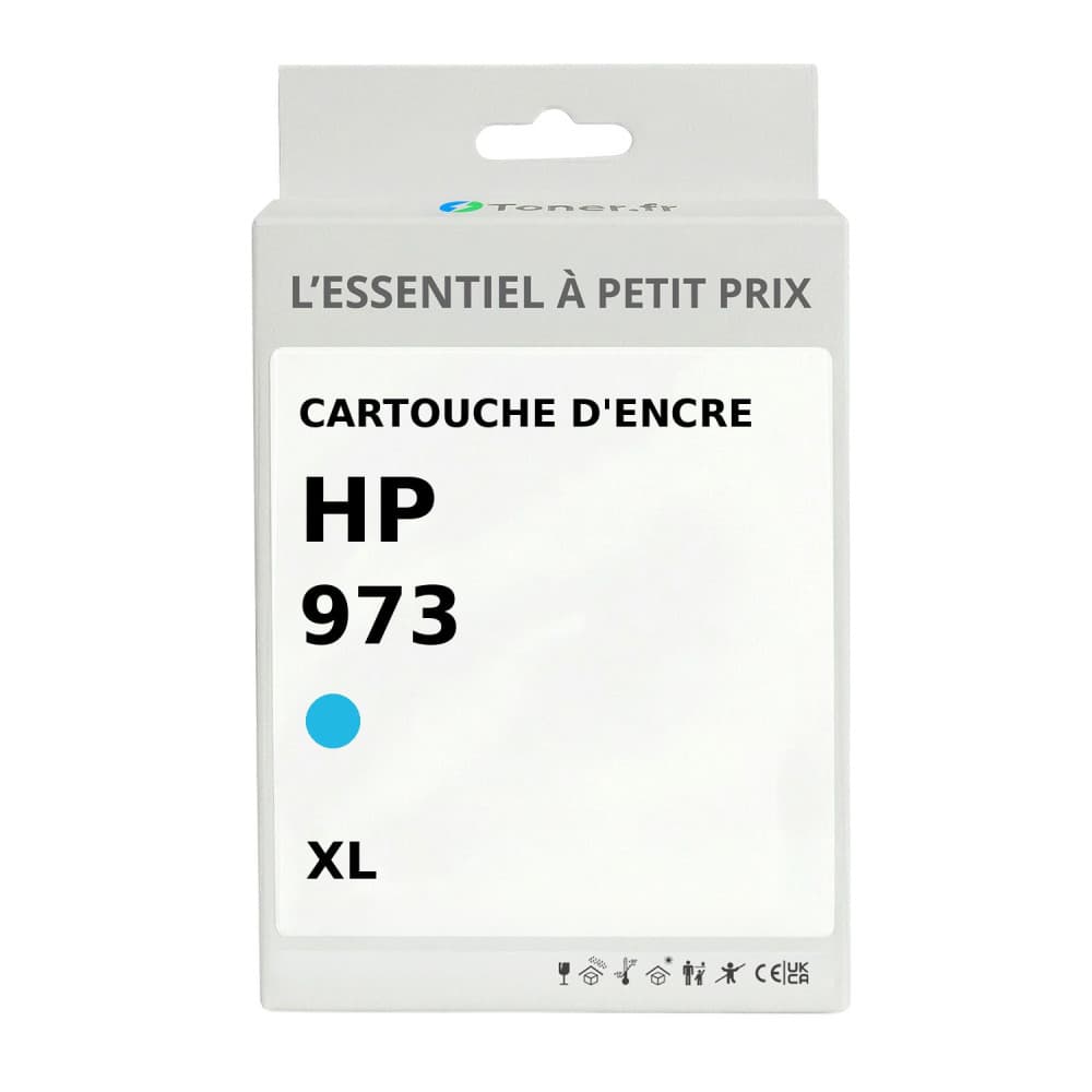 Cartouche d'encre compatible HP 973 XL Cyan