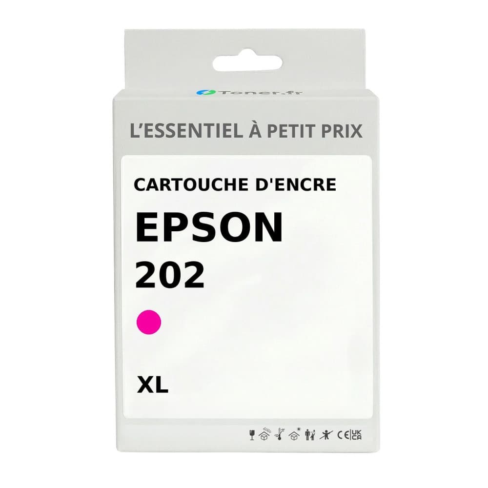 Cartouche d'encre compatible Epson 202 XL Magenta