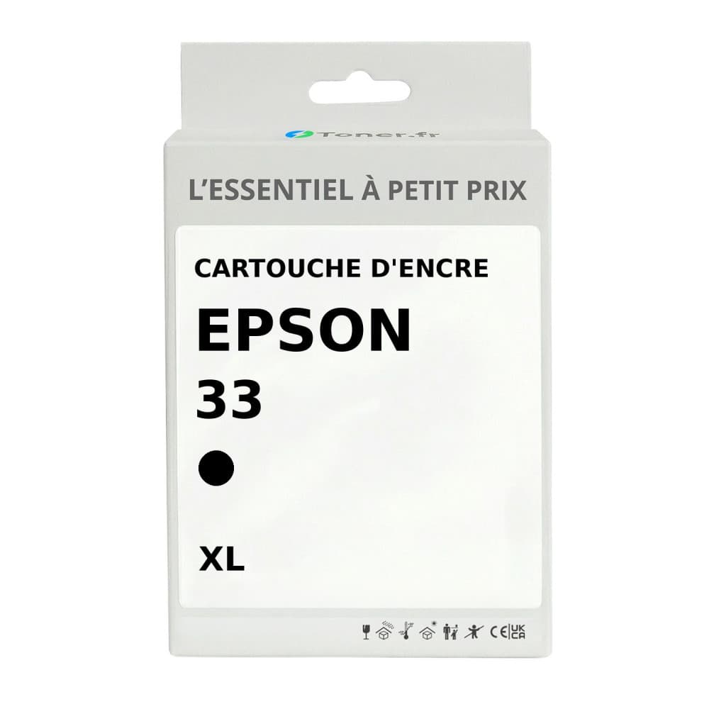 Cartouche d'encre compatible Epson 33 XL Noir photo