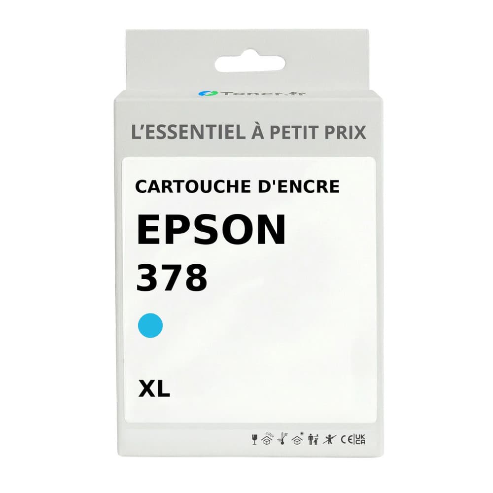 Cartouche d'encre compatible Epson 378 XL Cyan