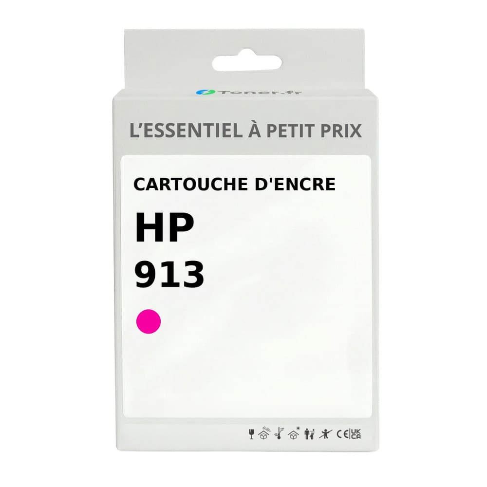 Cartouche d'encre compatible HP 913 Magenta