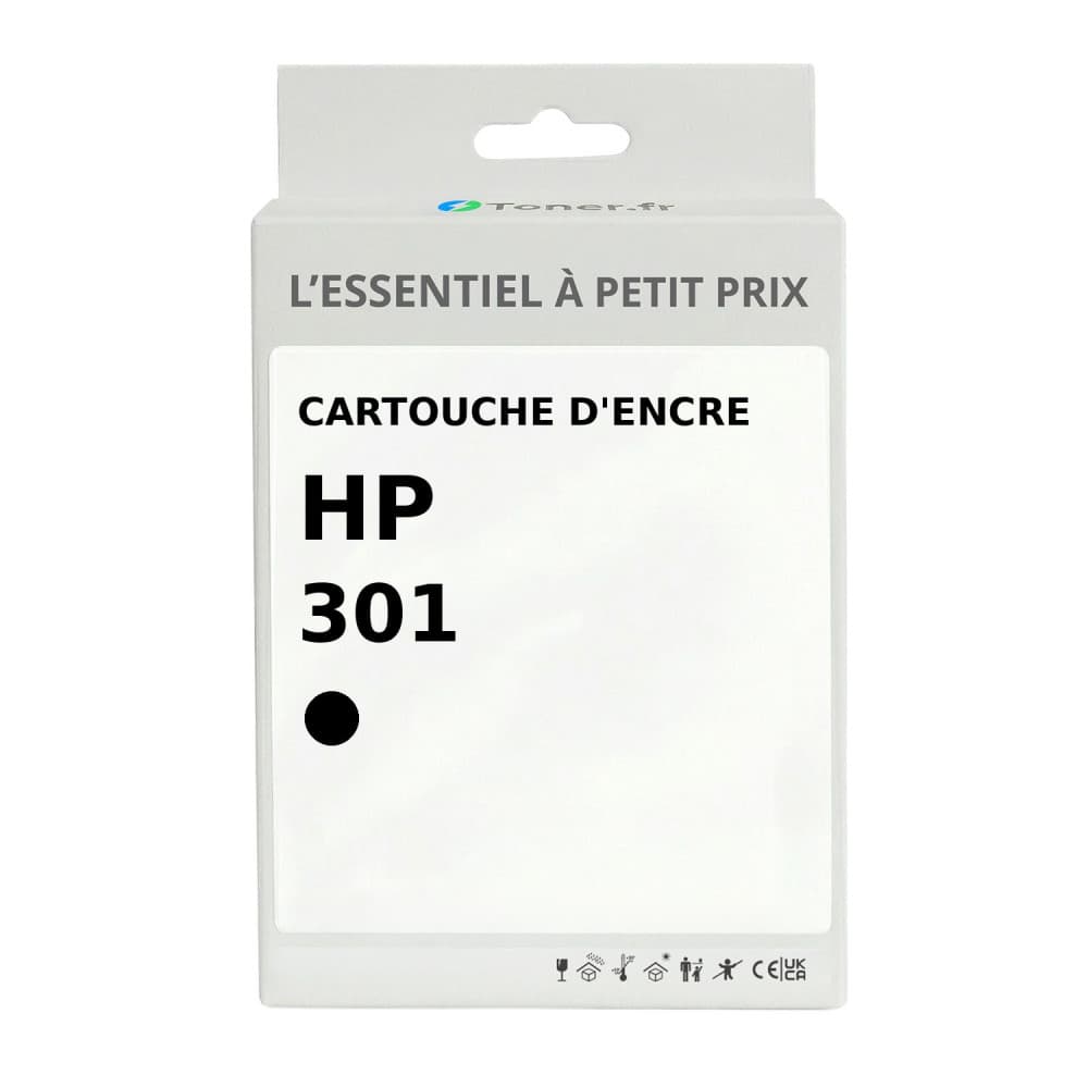 Cartouche d'encre compatible HP 301 Noir