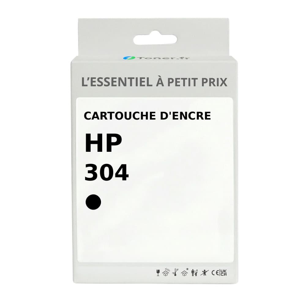 Cartouche d'encre compatible HP 304 Noir