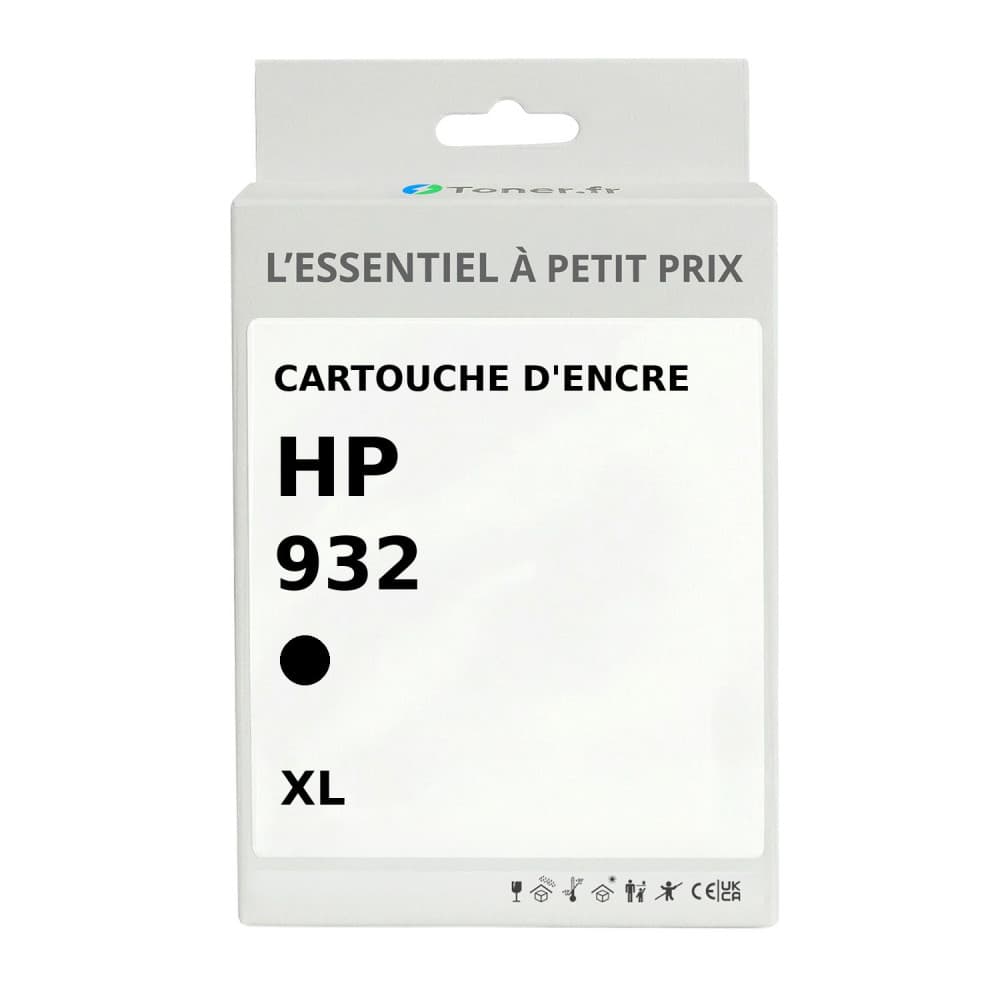 Cartouche d'encre compatible HP 932 XL Noir