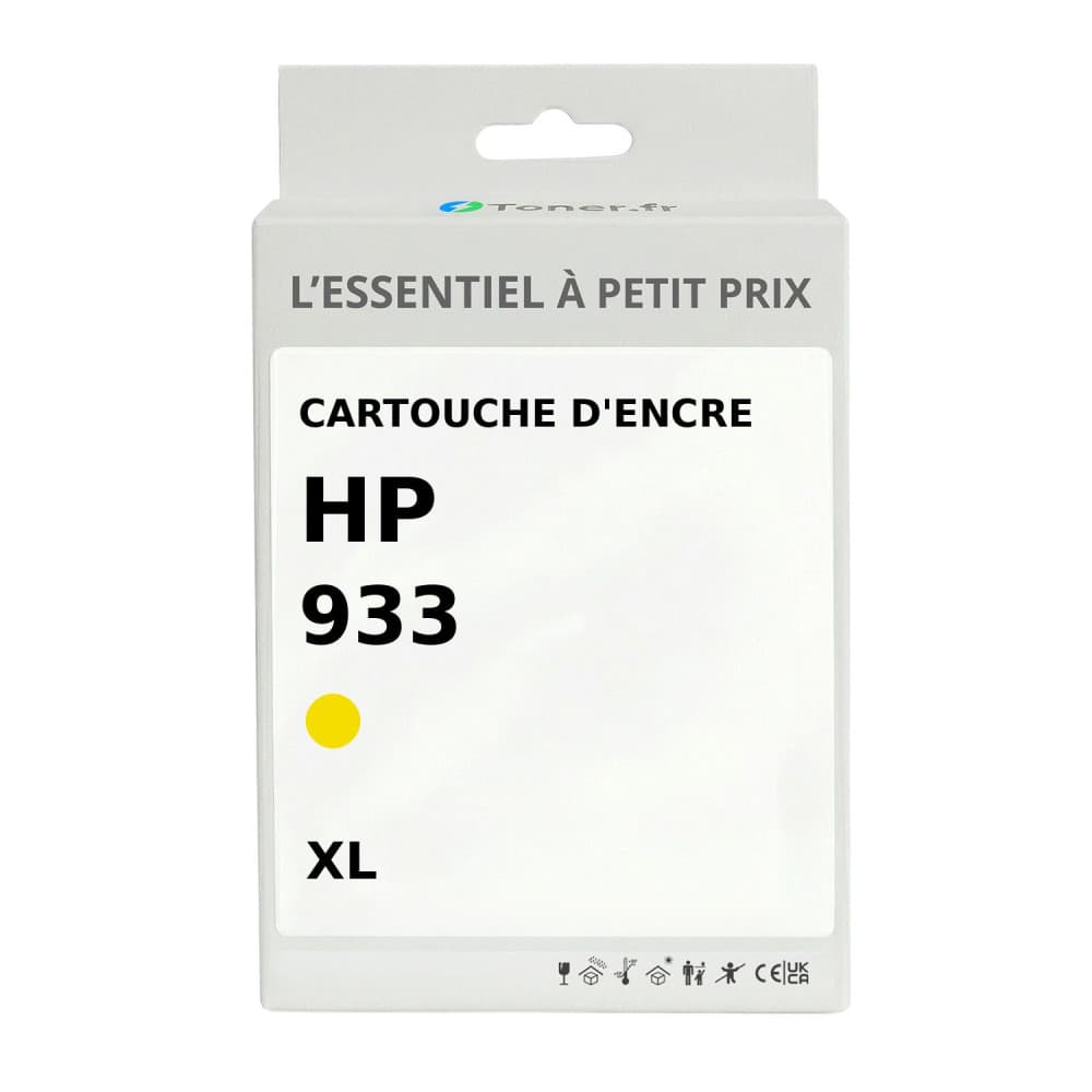 Cartouche d'encre compatible HP 933 XL Jaune